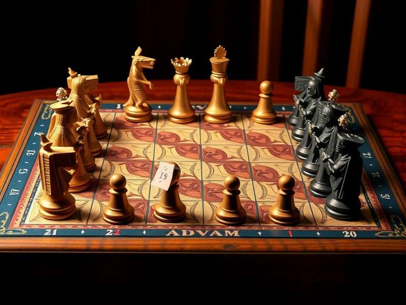 Veteran Chess Game Board